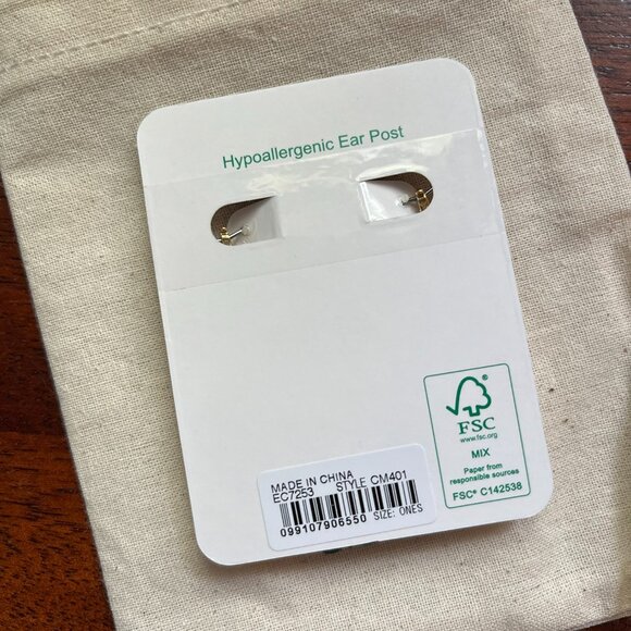 J. Crew pearl drop earrings NWT - Picture 6 of 9